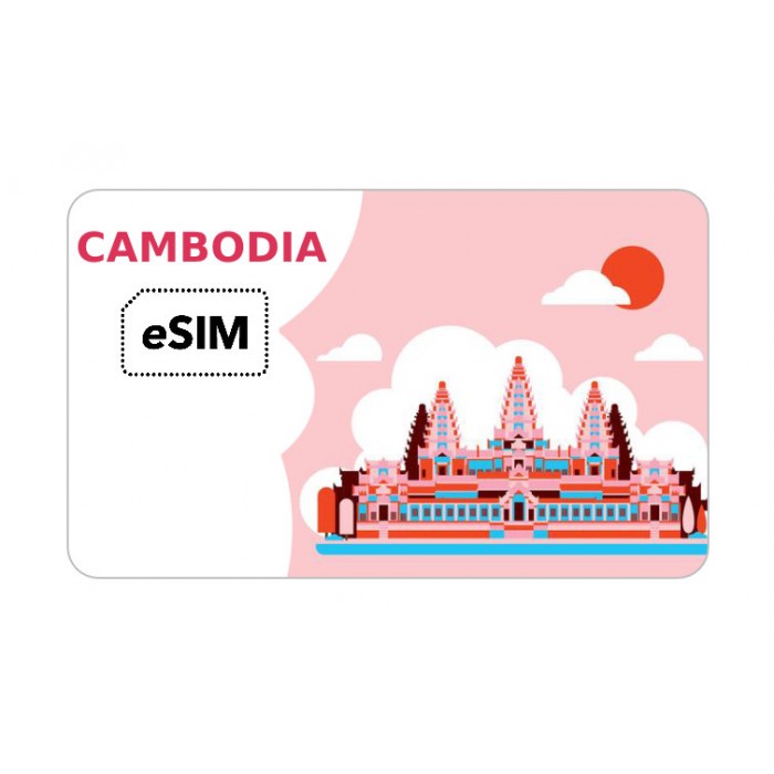 eSIM カンボジア Metfone Roaming